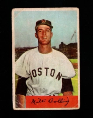 24798* 1954 Bowman # 130 Milt Bolling - Image 1 of 2