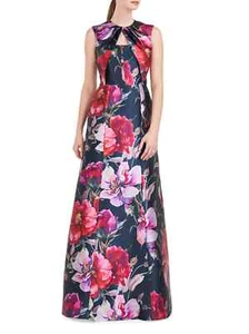 Neu mit Etikett Kay Unger Kiera Kamelie Ballkleid Größe 12 - Bild 1 von 6