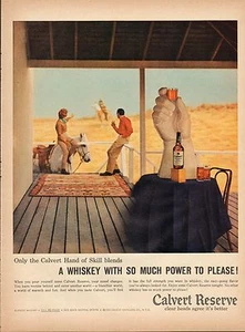 Original 1959 Calvert Reserve Whiskey Vintage Print Ad - Bild 1 von 1