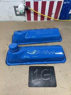 Edelbrock Ford 351M 351C 400 CUBIERTAS CUBIERTA BASCULANTE VÁLVULA MOTOR F150 F250 TORINO Foto 1 de 4