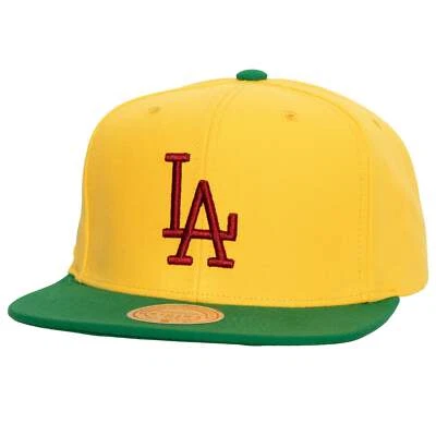Para Hombres Mitchell & Ness MLB CIUDAD NATAL SNAPBACK COOPERATIVO DODGERS Foto 1 de 4