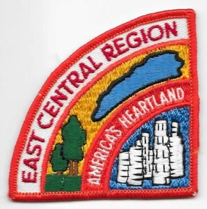 East Central Region Patch Stoffrücken Pfadfinder von Amerika BSA - Bild 1 von 1