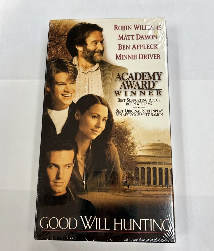 Good Will Hunting VHS 1997 Robin Williams Matt Damon Ben Affleck NEW Sealed - Image 1 of 4