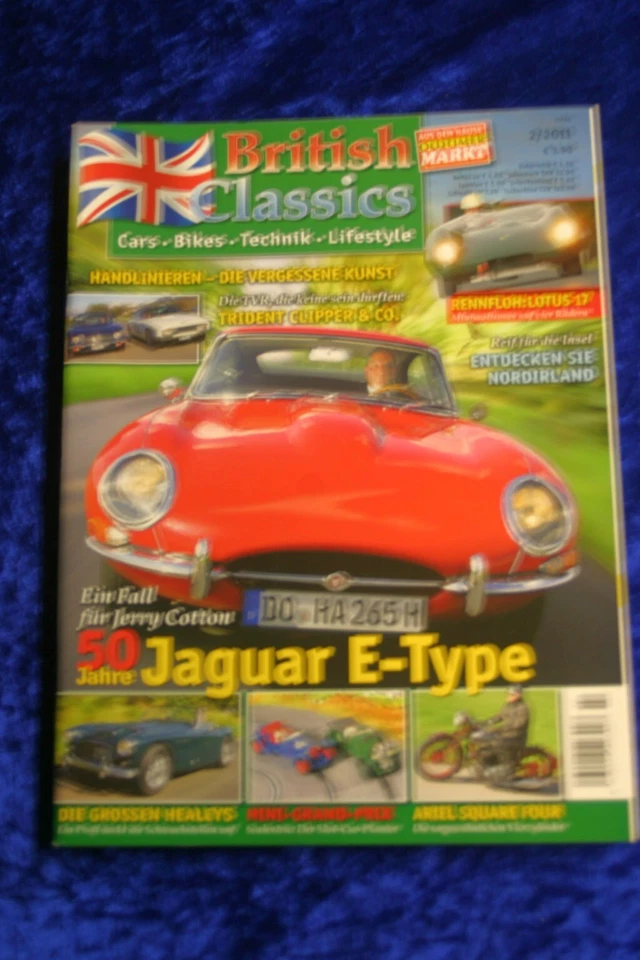 Classici Britannici 2/11 50 Anni Jaguar E Type Austin Healey Lotus 17 - Immagine 1 di 1