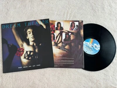 DREAM THEATER When Dream And Day Unite LP 1989 1st PRESS Germany w/HYPE STICKER - Image 1 of 4