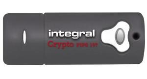 Crypto Premium FIPS 197 Approved USB 3.0 Flash Drive, 4GB - INTEGRAL