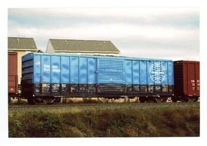Impresión fotográfica original de 4 x 6 colores Pan Am Railways Boxcar #MEC 31962 - Imagen 1 de 1