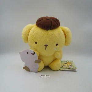 Pompompurin C0103 Sanrio Crying Furyu 2018 Peluche 5" Etiqueta Juguete Muñeca Japón - Imagen 1 de 8
