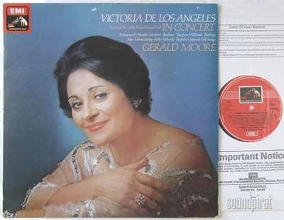 HMV UK ED.1 ASD 3656 VICTORIA DE LOS ANGELES iIN CONCERT AS NEW - Image 1 of 4