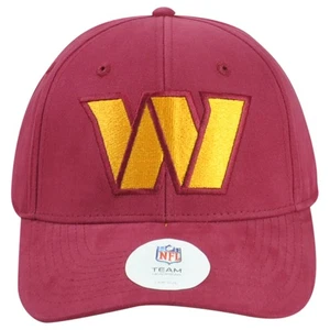 NFL Washington Commanders strukturierte Mütze Kappe Erwachsene Herren verstellbar gebogener Schirm - Bild 1 von 4