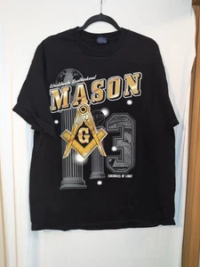 T-shirt maglietta massonica uomo da viaggio 2X muratori - Foto 1 di 5