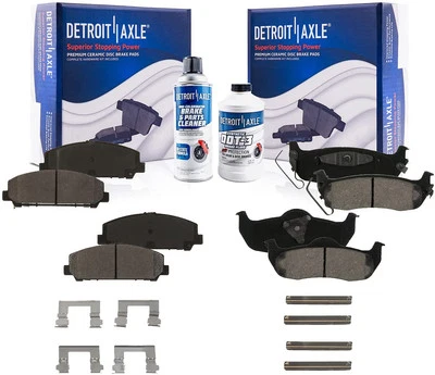 Pastillas de freno delanteras traseras de cerámica de eje Detroit para Infiniti QX56 2008-2010 Foto 1 de 4