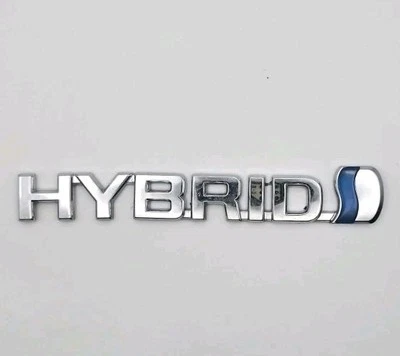 Toyota Prius 2007-2009 híbrido guardabarros lateral cromo emblema logotipo insignia signo OEM  Foto 1 de 3