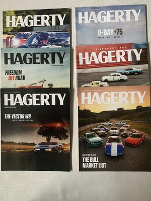 Hagerty Drivers Club - All Six Issues from 2019 - 5 w/o address labels - See pix Foto 1 de 4
