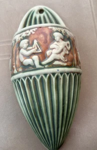 Tasca da parete vintage Roseville ceramica Donatello antica bellissima!!! - Foto 1 di 5