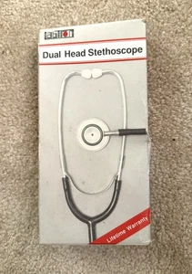 Labtron Dual Head Stethoscope Black New in Box - Picture 1 of 1
