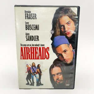 Airheads (1994) DVD 2001 Adam Sandler Brendan Fraser Buscemi With Insert - Imagen 1 de 4