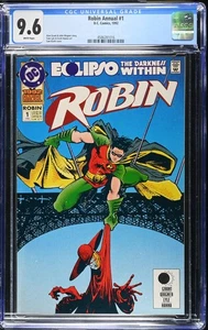 Robin Annual #1 Vol 2 1992 CGC 9.6 White Pages Eclipso The Darkness Within DC - Bild 1 von 3