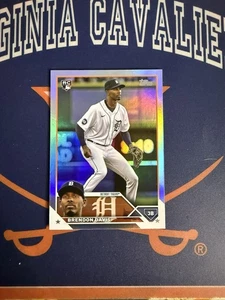 2023 Topps Serie 2 Brendon Davis #494 Rainbow Foil Parallel Detroit Tigers RC - Imagen 1 de 4