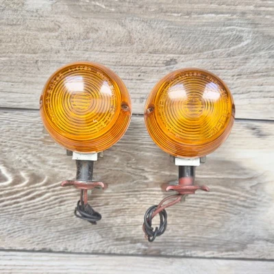 Conjunto de lámpara de señal de giro vintage para motocicleta Honda Stanley 60345 Foto 1 de 4