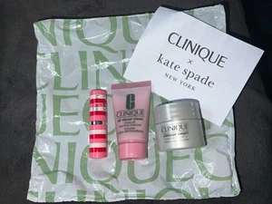 Clinique Kate Spade Lippenstift Love Pop volle Größe & Feuchtigkeitscreme Reiniger Menge 3 - Bild 1 von 4