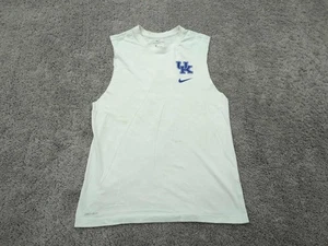 Camiseta sin mangas Kentucky Wildcats para hombre mediana NCAA The Nike camiseta corte blanco - Imagen 1 de 11