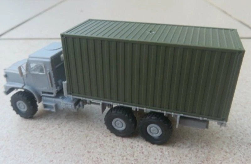 Oshkosh MTVR Mk.27 Unarmoured w/container Arsenal-M 224200141 Plastic 1/87 - Image 1 of 1