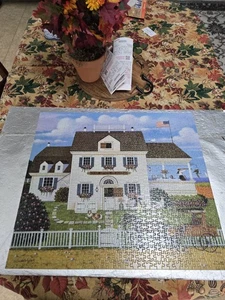 Charles Wysocki Puzzle OLD COLONIAL 1000 Teile MB Hasbro Vintage Americana komplett - Bild 1 von 4