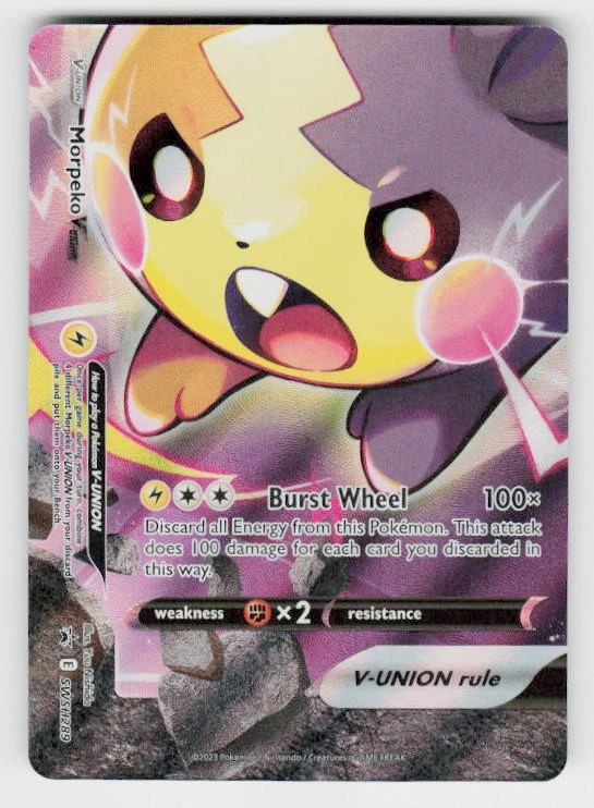 SWSH: Sword & Shield Promo Cards #SWSH289 Morpeko V-Union Holo - Image 1 of 2