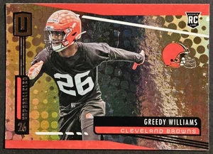 2019 Panini Unparalleled Greedy Williams Rookie RC LSU Tigers Cleveland Browns - Picture 1 of 2