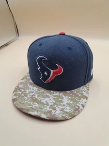 New Era Navy Houston Texans Active Two-Tone Camo 59FIFTY Fitted Hat 7.5 NEW - Picture 1 of 4