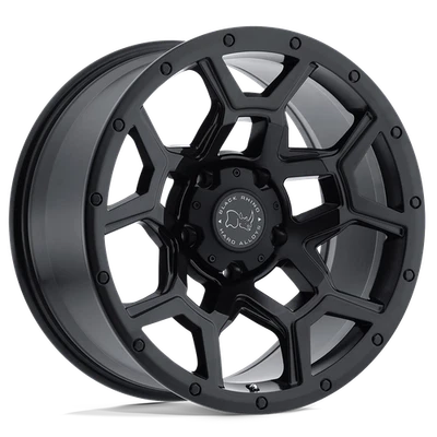 20x9.5 Black Rhino Overland Matte Black Wheel 5x5 (-18mm) - Image 1 of 4