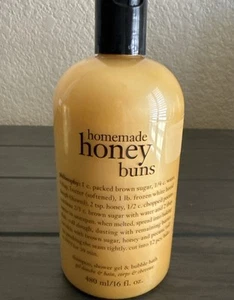 Philosophy PUNONI AL MIELE FATTI IN CASA gel doccia lavaggio corpo shampoo bagno a bolle 16 oz NUOVO - Foto 1 di 7