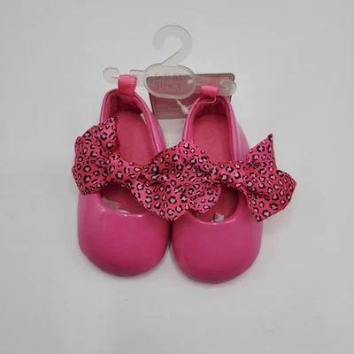 Vitaminas Bebé Bebé Niña Elegante Suela Suave Mary Jane Rosa Zapatos 6-9 Meses Nuevos con Etiquetas Foto 1 de 3