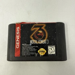 Solo cartucho Mortal Kombat 3 (Sega Genesis, 1995) - probado y funcionando - Imagen 1 de 6