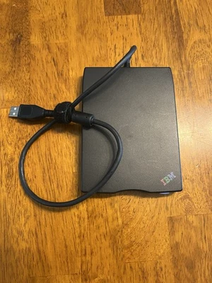 IBM FD-05PUB External 3.5 in Portable Floppy Disk Diskette Drive USB - Image 1 of 4