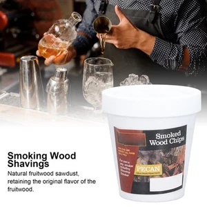 (Hickory)Smoking Wood Shavings Natural Rapid Smoke Generation Cocktail Wood GH - Picture 1 of 22