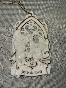 Vtg Lenox Hymn Of The Angels “Joy To The World” Porcelain 2000 Holiday Ornament - Picture 1 of 7