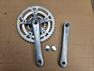 Vintage Shimano Deore FC-MT60 Triple Crankset 170mm 46/36/24 Japan SG SuperGlide - Image 1 of 4