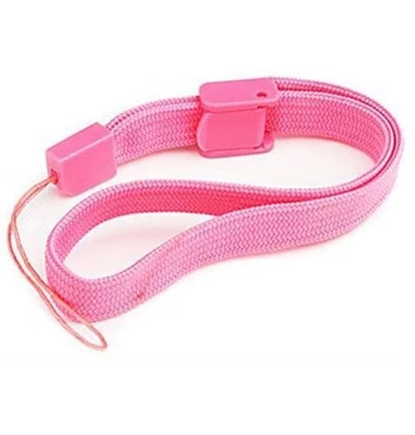 for Wii Remote 3DS 2DS PSP Switch PSV Move - 2x Pink Adjustable Arm Wrist Strap - Image 1 of 4