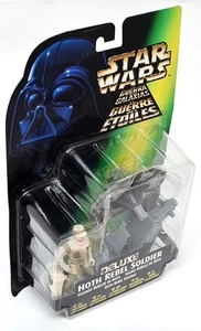 Kenner Deluxe Hoth Rebel Soldier Anti Vehicle Laser Canon POTF Star Wars Figure - Picture 1 of 4