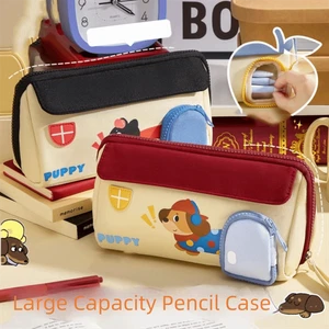 Large Capacity Stationery Storage Bag House Shape Pen Organizer Pouch  Student - Picture 1 of 17