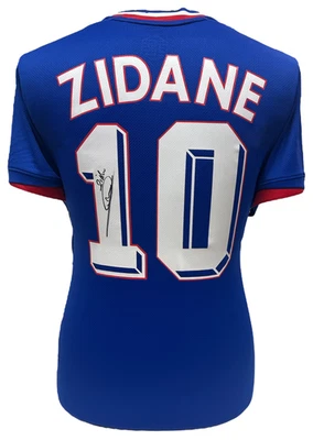 ZINEDINE ZIDANE SIGNED FRANCE FOOTBALL SHIRT SEE THE PROOF EXCLUSIVE TO ALLSTARS - Image 1 of 4
