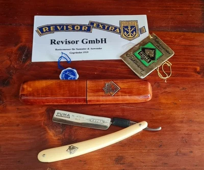 Straight Razor Puma Extra 1938 Solingen 5/8 - Immagine 1 di 4