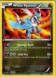 2012 Pokemon TCG White Kyurem #102/149 102/149 - Picture 1 of 2