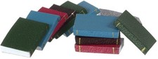 Dolls House Miniature 1:12 Study School Accessory Set 12 Bound Books with Pages