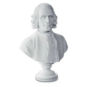 Büste Rousseau 12cm nach Houdon - Picture 1 of 1