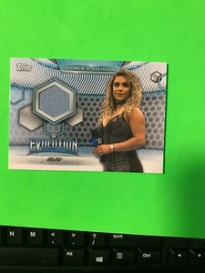 2019 TOPPS WWE EVOLUTION JOJO RING ANNOUNCER 113/199 EVENT USED MAT RELIC CARD - Picture 1 of 1
