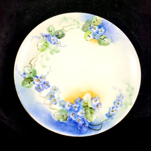 Hand Painted Hutschenreuther Selb Floral Plate Bavaria Germany - Picture 1 of 6
