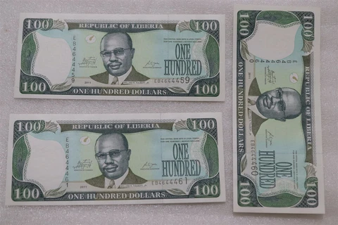 LIBERIA - 3 OLD BANKNOTES B27 #98 Cover